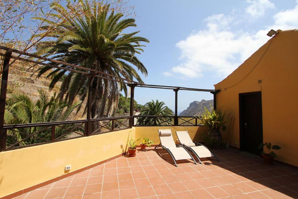Casa Rural Los Aromos - Wunderschones Landhaus Mit Meerblick Hermigua Esterno foto